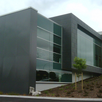 Te Wananga o Aotearoa - Green Spandrel Glass